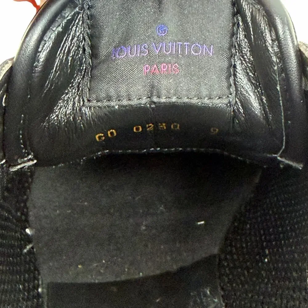 Louis Vuitton Run Away Sneaker Holographic Monogram Black Size 9/ US 10 - Picture 12 of 16